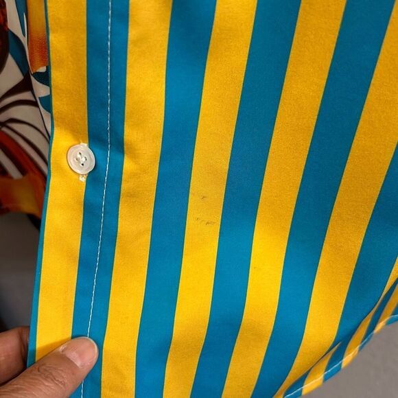 MS10 ChArmkp R men’s button-down, casual top size large - Picture 4 of 12